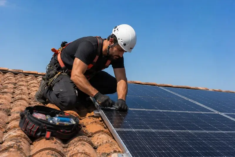 Maintenance et monitoring de panneaux solaires à Soulatgé