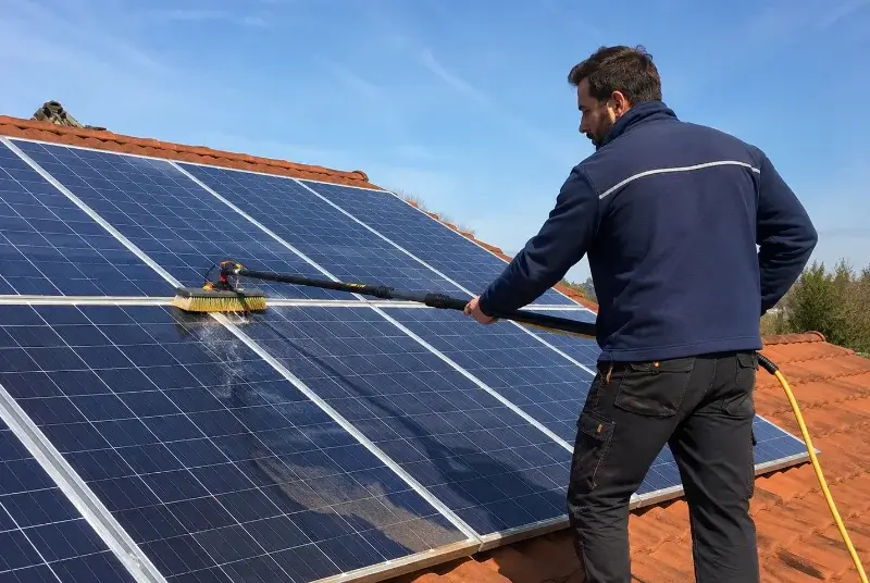 Nettoyage et entretien de panneaux solaires à Soulatgé